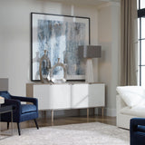 Accent Cabinets Tightrope 4 Door Modern Sideboard Cabinet