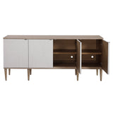 Accent Cabinets Tightrope 4 Door Modern Sideboard Cabinet