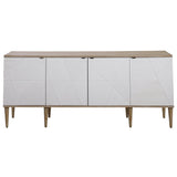 Accent Cabinets Tightrope 4 Door Modern Sideboard Cabinet 