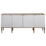 Accent Cabinets Tightrope 4 Door Modern Sideboard Cabinet