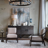 Accent Cabinets Zadie Ebony Accent Cabinet