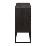 Accent Cabinets Zadie Ebony Accent Cabinet