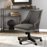 Accent Chairs & Armchairs Aidrian Charcoal Desk Chair