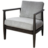 Accent Chairs & Armchairs Brunei Modern Accent Chair // Gray Corduroy