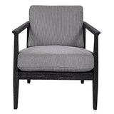 Accent Chairs & Armchairs Brunei Modern Accent Chair // Gray Corduroy