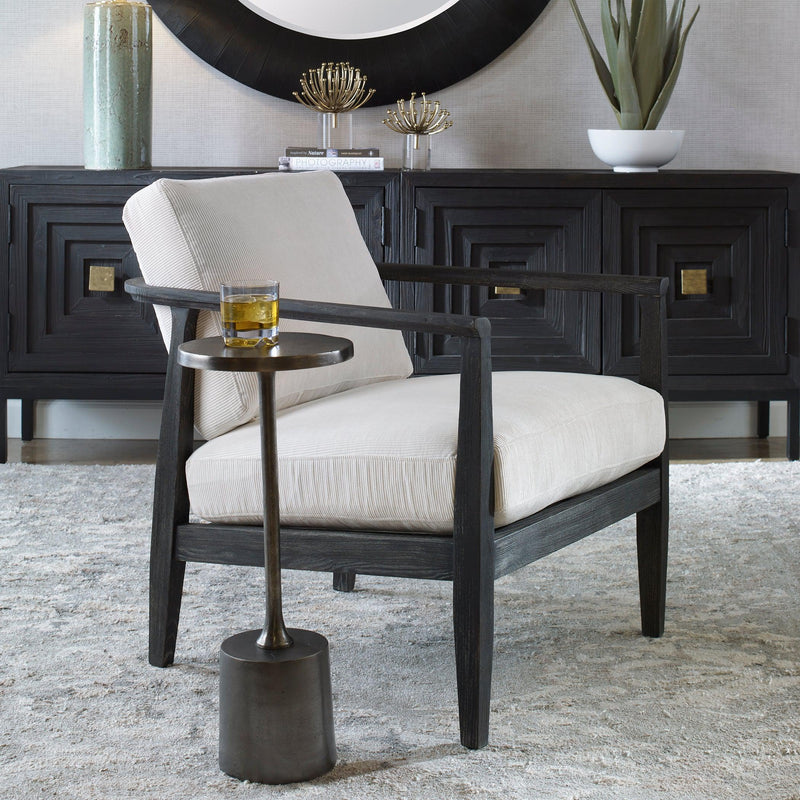 Accent Chairs & Armchairs Brunei Accent Chair // White Corduroy 