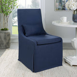 Accent Chairs & Armchairs Coley Armless Chair // Denim