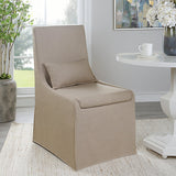 Accent Chairs & Armchairs Coley Armless Chair // Tan