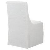 Accent Chairs & Armchairs Coley Armless Chair // White