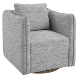 Accent Chairs & Armchairs Corben Blue Swivel Chair