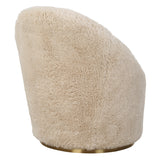 Accent Chairs & Armchairs Crue Sheepskin Swivel Chair