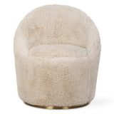 Accent Chairs & Armchairs Crue Sheepskin Swivel Chair