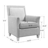 Accent Chairs & Armchairs Darick Armchair // Charcoal