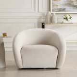 Accent Chairs & Armchairs DeSoto Cream Swivel Chair