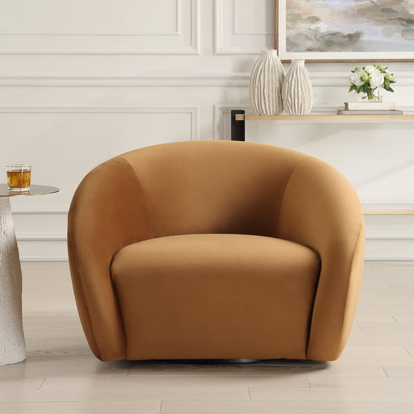 Accent Chairs & Armchairs DeSoto Hazlenut Swivel Chair