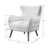 Accent Chairs & Armchairs Donya Accent Chair // Cream