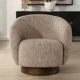 Accent Chairs & Armchairs Dunes Fabric Swivel Chair