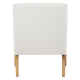 Accent Chairs & Armchairs Evolve White Fabric Accent Chair