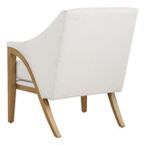 Accent Chairs & Armchairs Evolve White Fabric Accent Chair