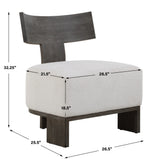 Accent Chairs & Armchairs Finlay Dark Walnut Accent Chair