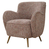 Accent Chairs & Armchairs Gemstone Confetti Toned Accent Chair