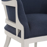 Accent Chairs & Armchairs Gordonston Fabric Accent Chair // Blue