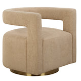 Accent Chairs & Armchairs Grounded Modern Swivel Chair