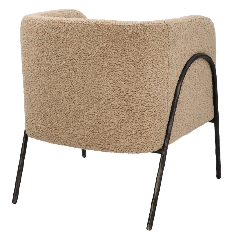 Accent Chairs & Armchairs Jacobsen Barrel Chair // Tan Shearling 