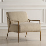 Accent Chairs & Armchairs Kashmir Aged Gold Accent Chair