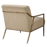 Accent Chairs & Armchairs Kashmir Aged Gold Accent Chair