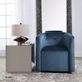 Accent Chairs & Armchairs Mallorie Swivel Chair // Blue