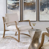 Accent Chairs & Armchairs Melora Solid Oak Accent Chair