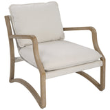 Accent Chairs & Armchairs Melora Solid Oak Accent Chair