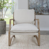 Accent Chairs & Armchairs Melora Solid Oak Accent Chair