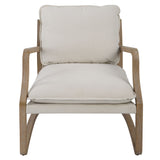Accent Chairs & Armchairs Melora Solid Oak Accent Chair