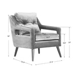 Accent Chairs & Armchairs O'Brien Armchair // Blue Velvet