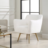 Accent Chairs & Armchairs Oasis White Swivel Chair