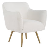 Accent Chairs & Armchairs Oasis White Swivel Chair