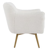Accent Chairs & Armchairs Oasis White Swivel Chair