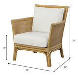 Accent Chairs & Armchairs Pacific Rattan Armchair