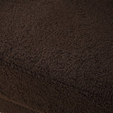 Accent Chairs & Armchairs Serpentine Brown Fabric Accent Chair