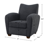 Accent Chairs & Armchairs Teddy Accent Chair // Slate