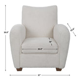 Accent Chairs & Armchairs Teddy Accent Chair // White Shearling