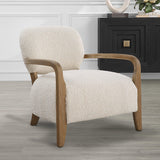 Accent Chairs & Armchairs Telluride Natural Shearling Accent Chair