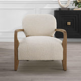 Accent Chairs & Armchairs Telluride Natural Shearling Accent Chair
