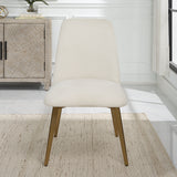 Accent Chairs & Armchairs Vantage Off White Fabric Dining Chair