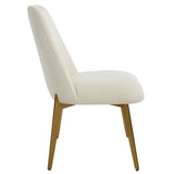 Accent Chairs & Armchairs Vantage Off White Fabric Dining Chair