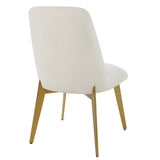 Accent Chairs & Armchairs Vantage Off White Fabric Dining Chair