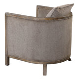 Accent Chairs & Armchairs Viaggio Gray Chenille Accent Chair