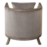 Accent Chairs & Armchairs Viaggio Gray Chenille Accent Chair